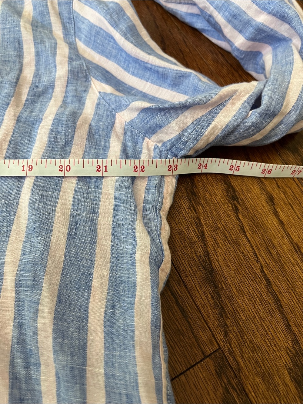 Frank & Eileen Eileen Button-Down Shirt Stripes Pink Blue size small - Picture 11 of 11